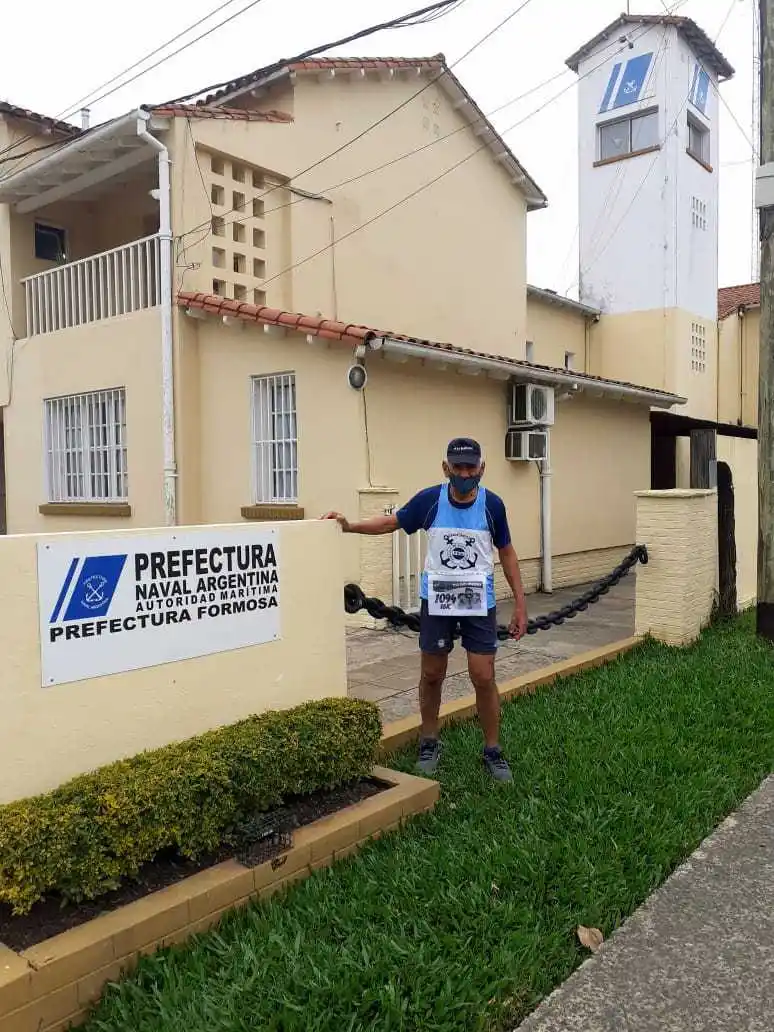 Lucas López participó de la Carrera Día del Padre