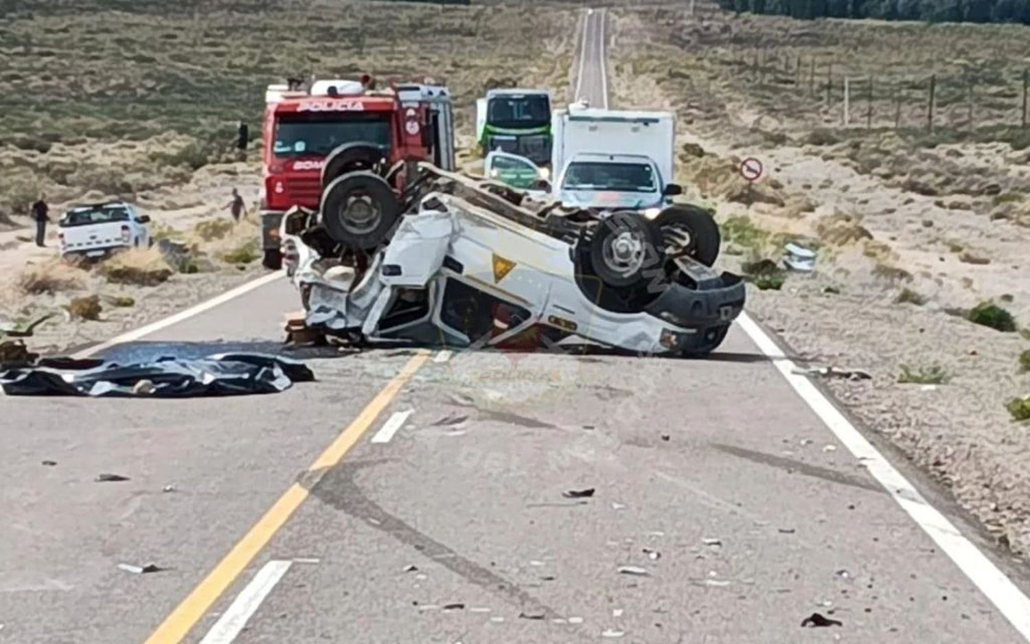 Accidente fatal en Ruta 40: murió un empleado de Vialidad Nacional