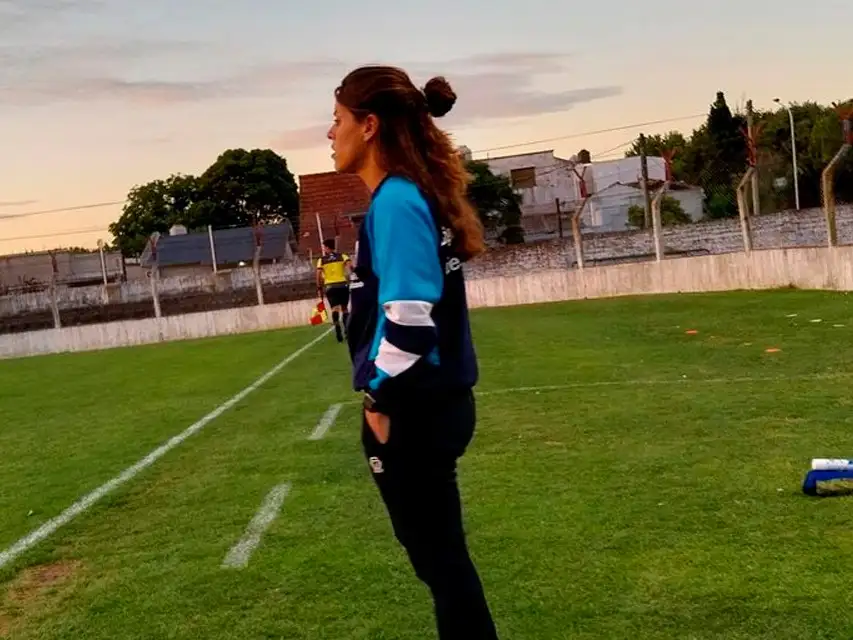 FOTO LAURA BERTUZZI Betiana Merlo, durante el partido del sábado.