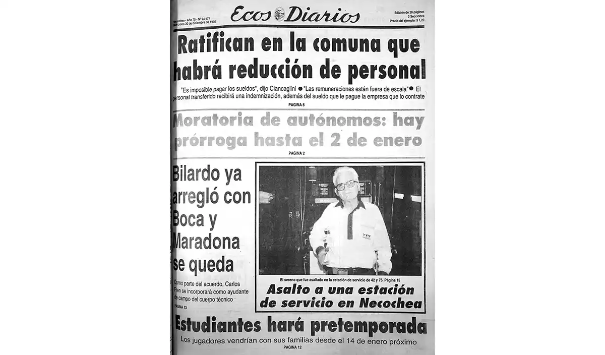 Miércoles 20 de diciembre 1995