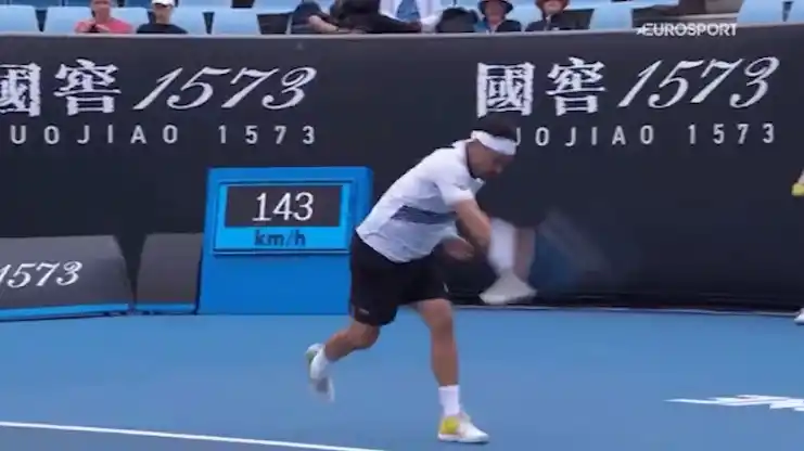 La furia de Fognini en su debut en el Abierto de Australia