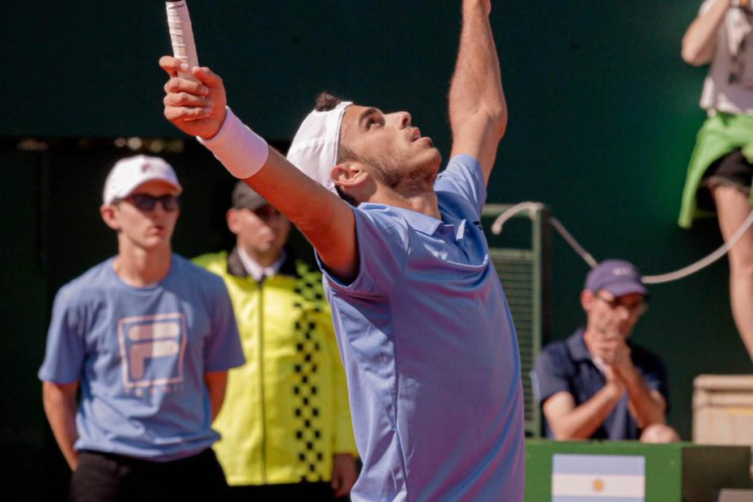 Francisco Cerúndolo da el primer punto a Argentina en la serie de Copa Davis contra Lituania