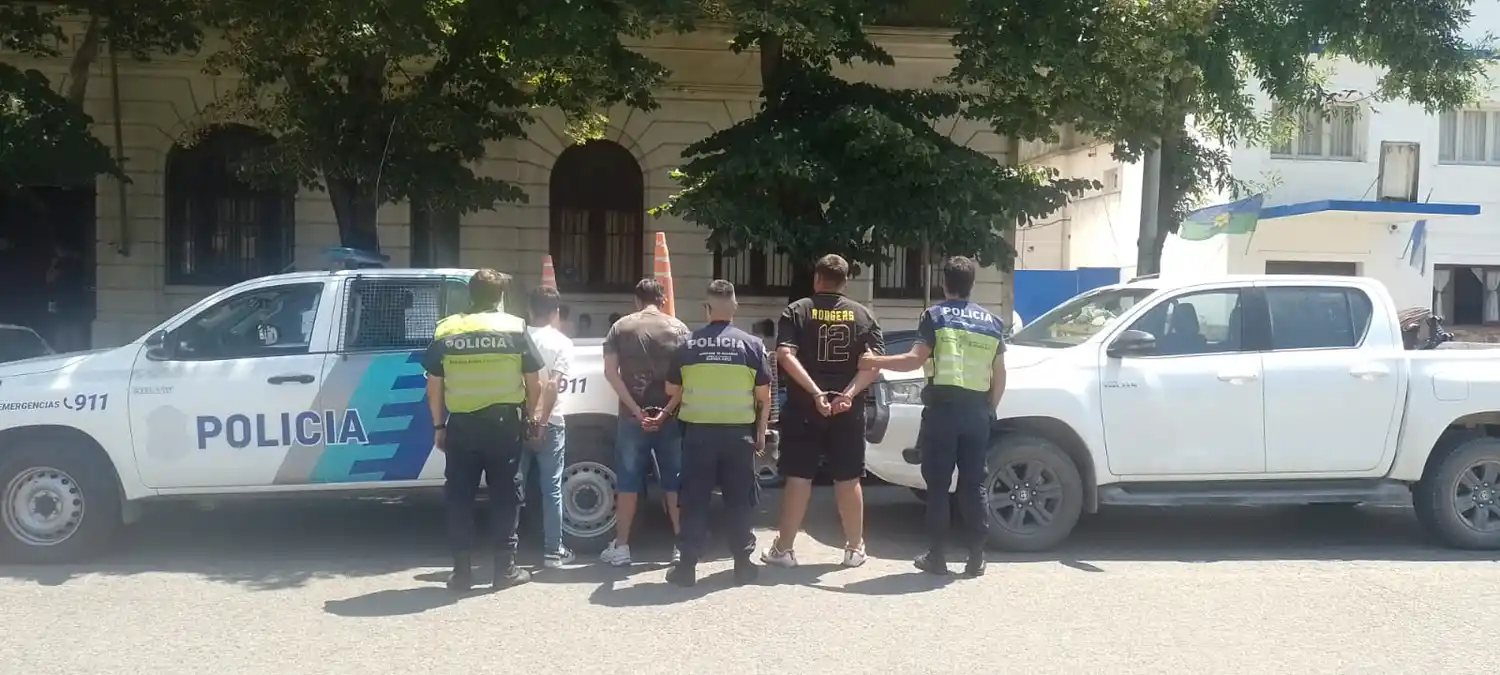 Los jóvenes fueron aprehendidos