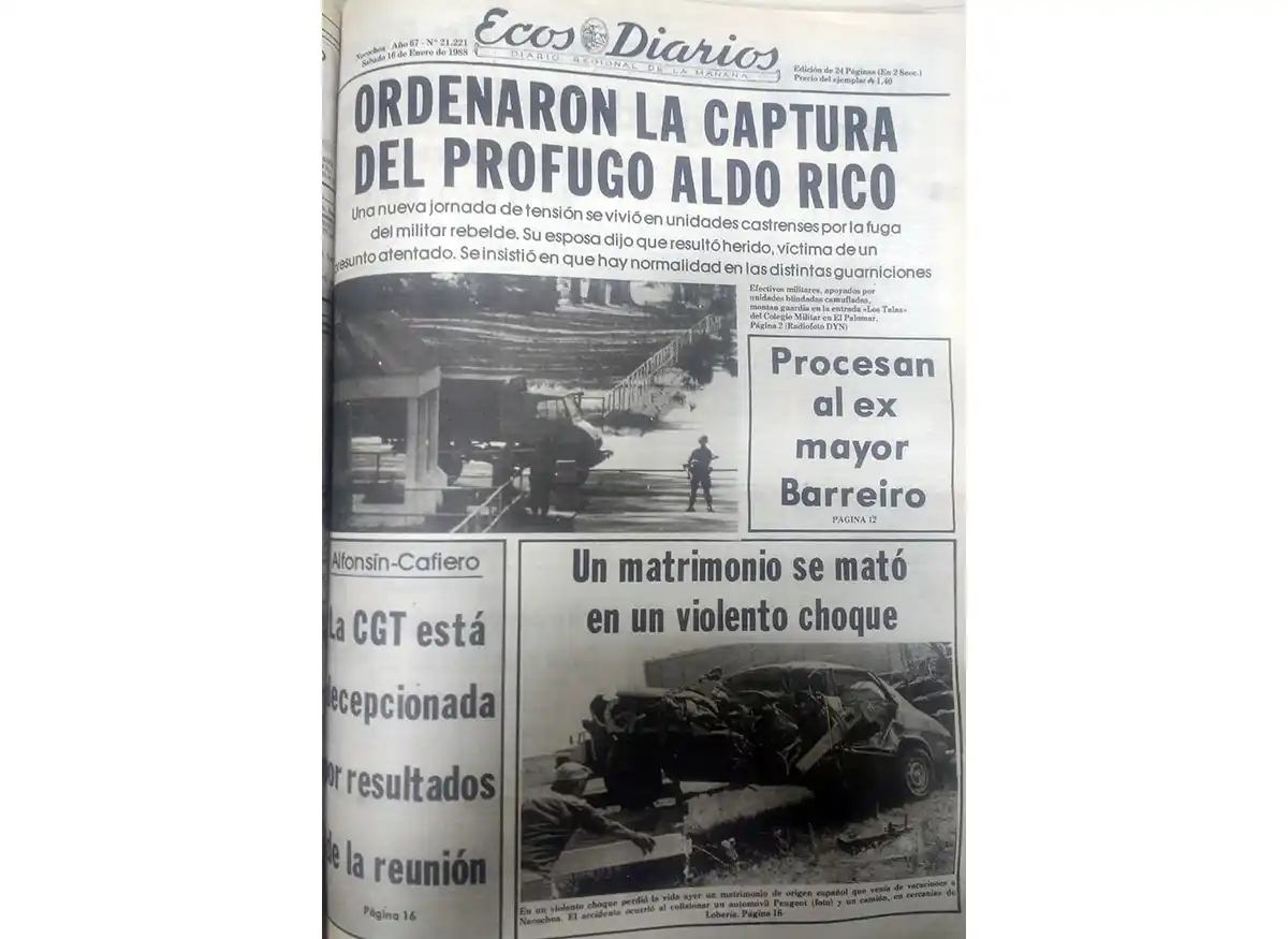 Sábado 16 de enero de 1988