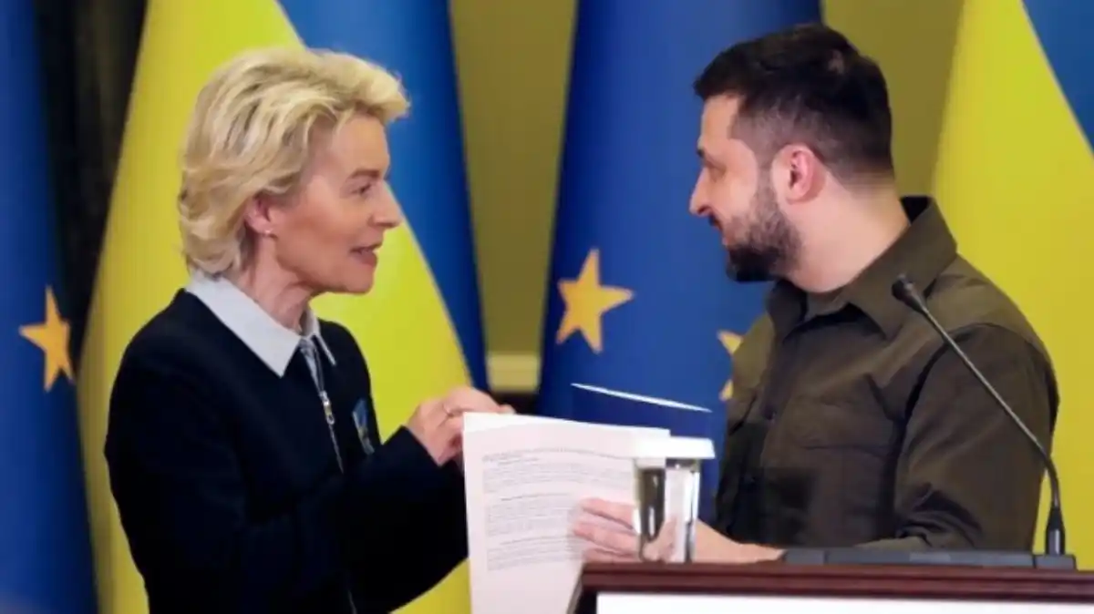 Tensión diplomática: líderes de la Unión Europea dicen a Zelenski que no está solo