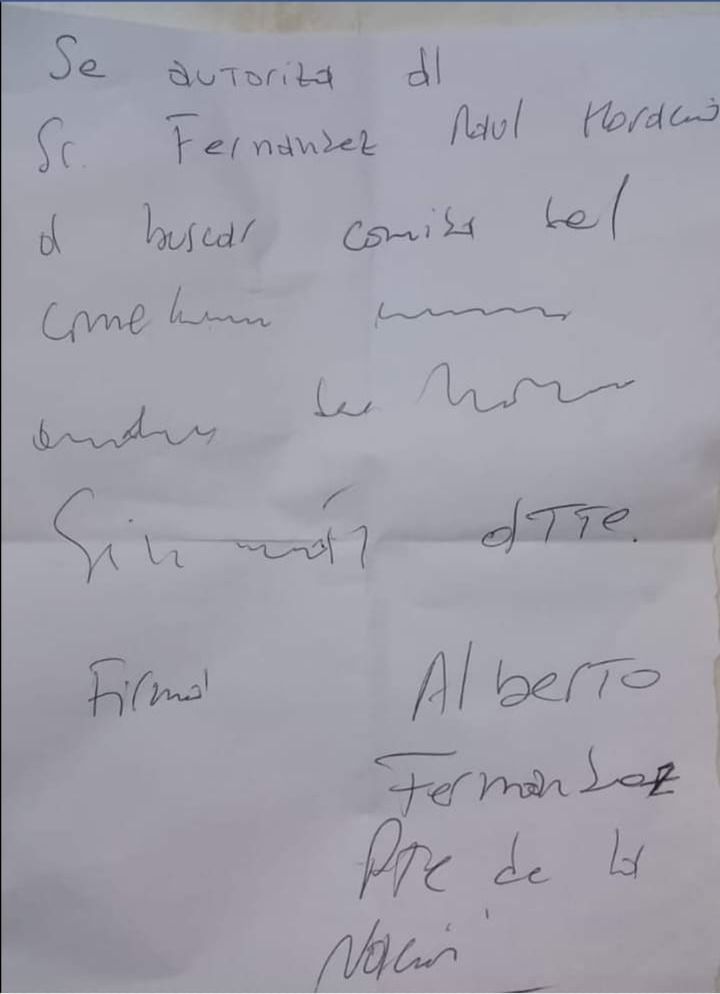 Funcionario ramirense repudiado luego de escribir una falsa autorización a una persona discapacitada para transitar en cuarentena