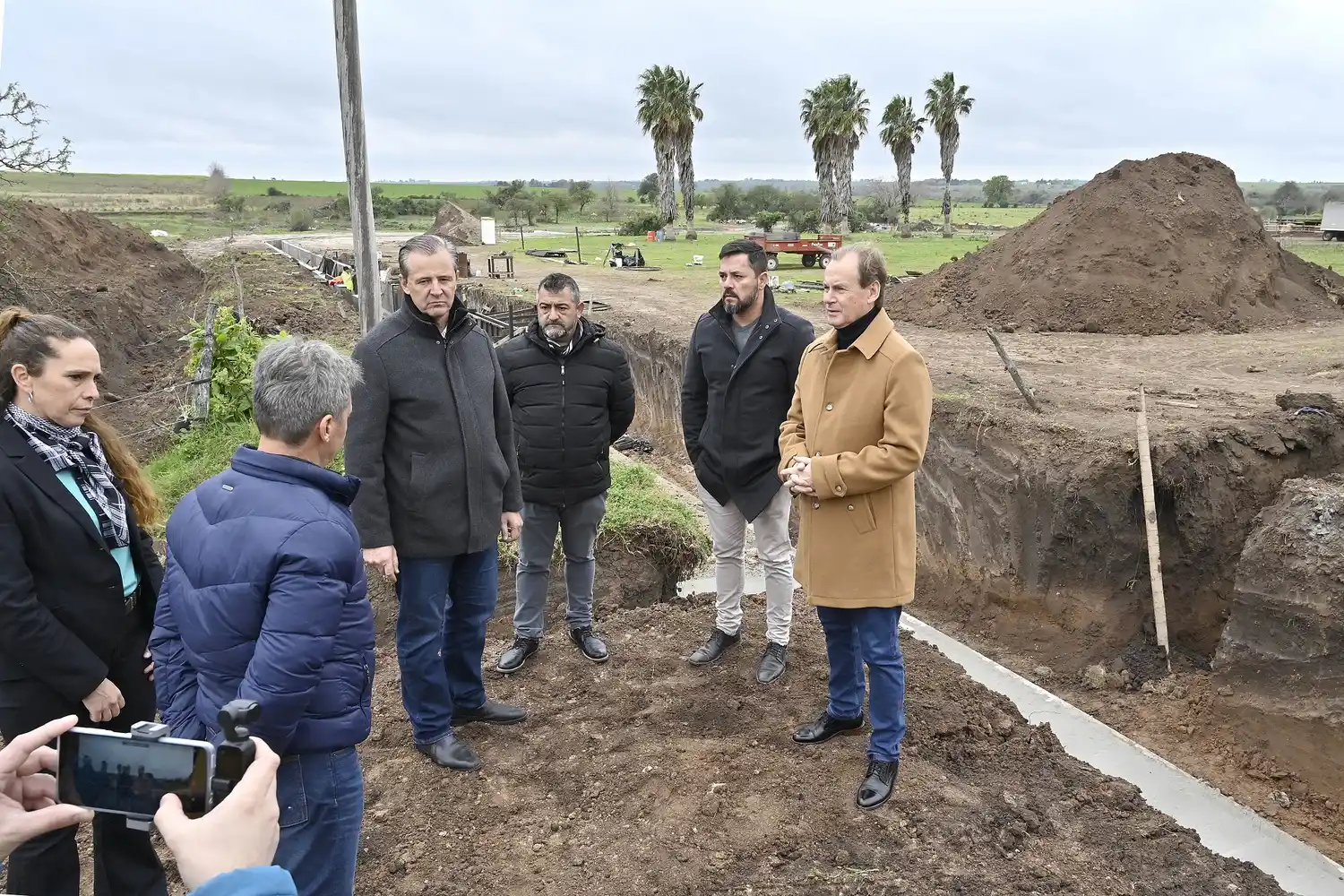 Bordet y Bahl recorrieron obras en Oro Verde y se reunieron con intendentes vecinalistas