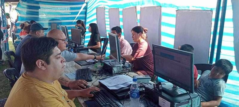 Acción comunitaria Todos Unidos 
visitó el barrio Lisbel Rivira