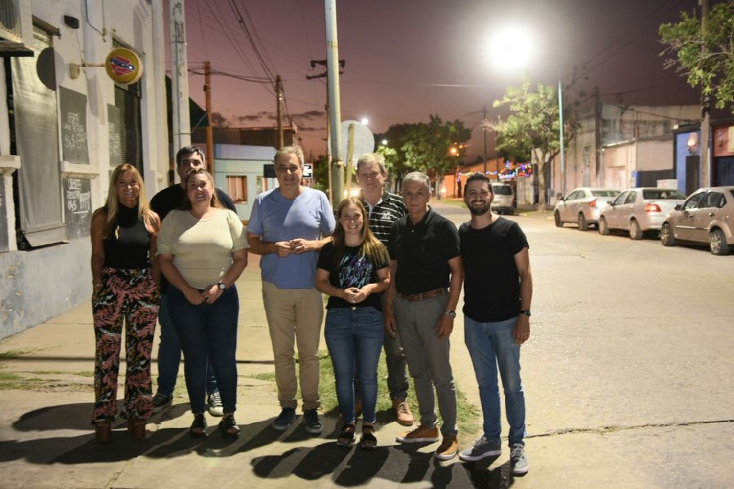 El Municipio avanza con la nueva iluminación Led en avenida Brasil