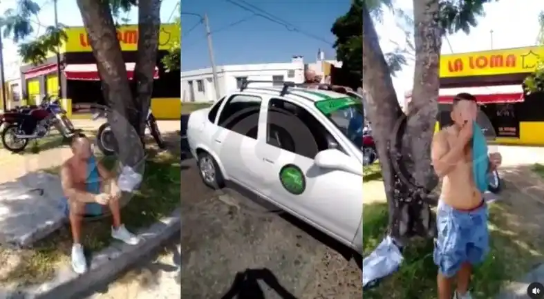 Tensión en Entre Ríos: frenaron un remís y atacaron al pasajero