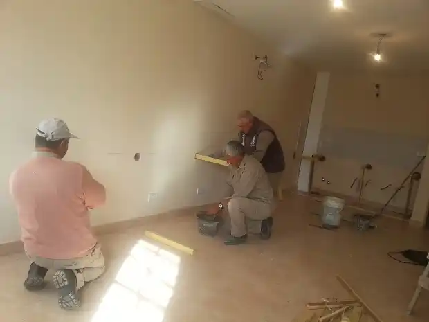 Reiniciaron los trabajos en los camarines del Teatro
