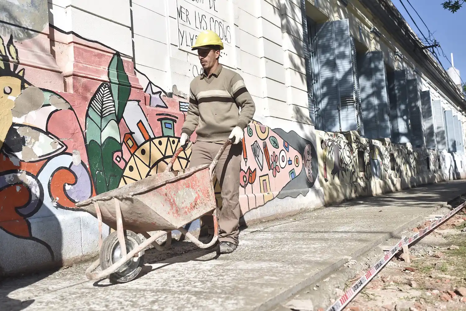 Santa Fe: se realizan obras de infraestructura en la escuela Vélez Sarsfield