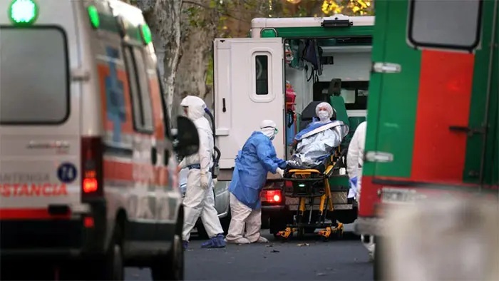 La Argentina está entre los 10 países con más casos de coronavirus
