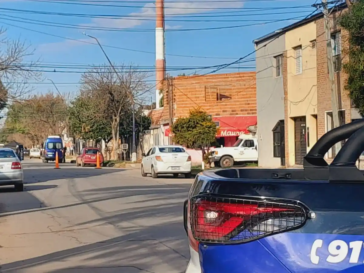 El siniestro ocurrió en la intersección de Lamadrid y Castelli.