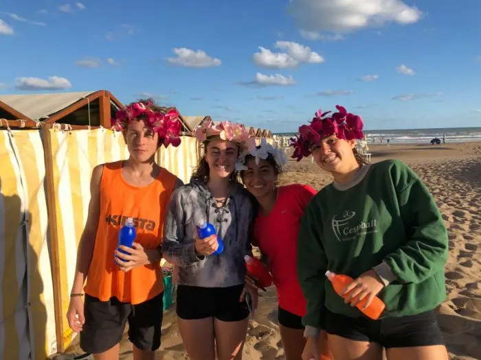 Cestobol en la playa