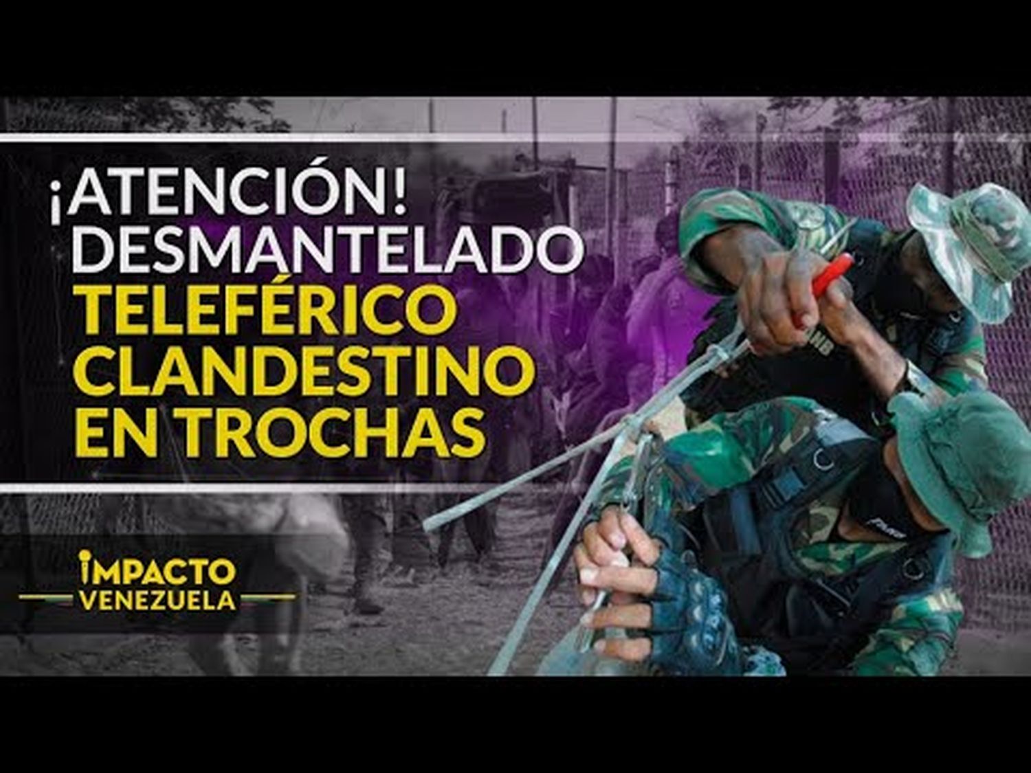 ¡VER PARA CREER! En teleférico pasaban personas y mercancía ilegal por el río