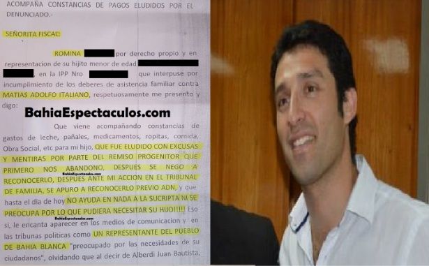 Otro escándalo envuelve al concejal Matías Italiano en Bahía Blanca
