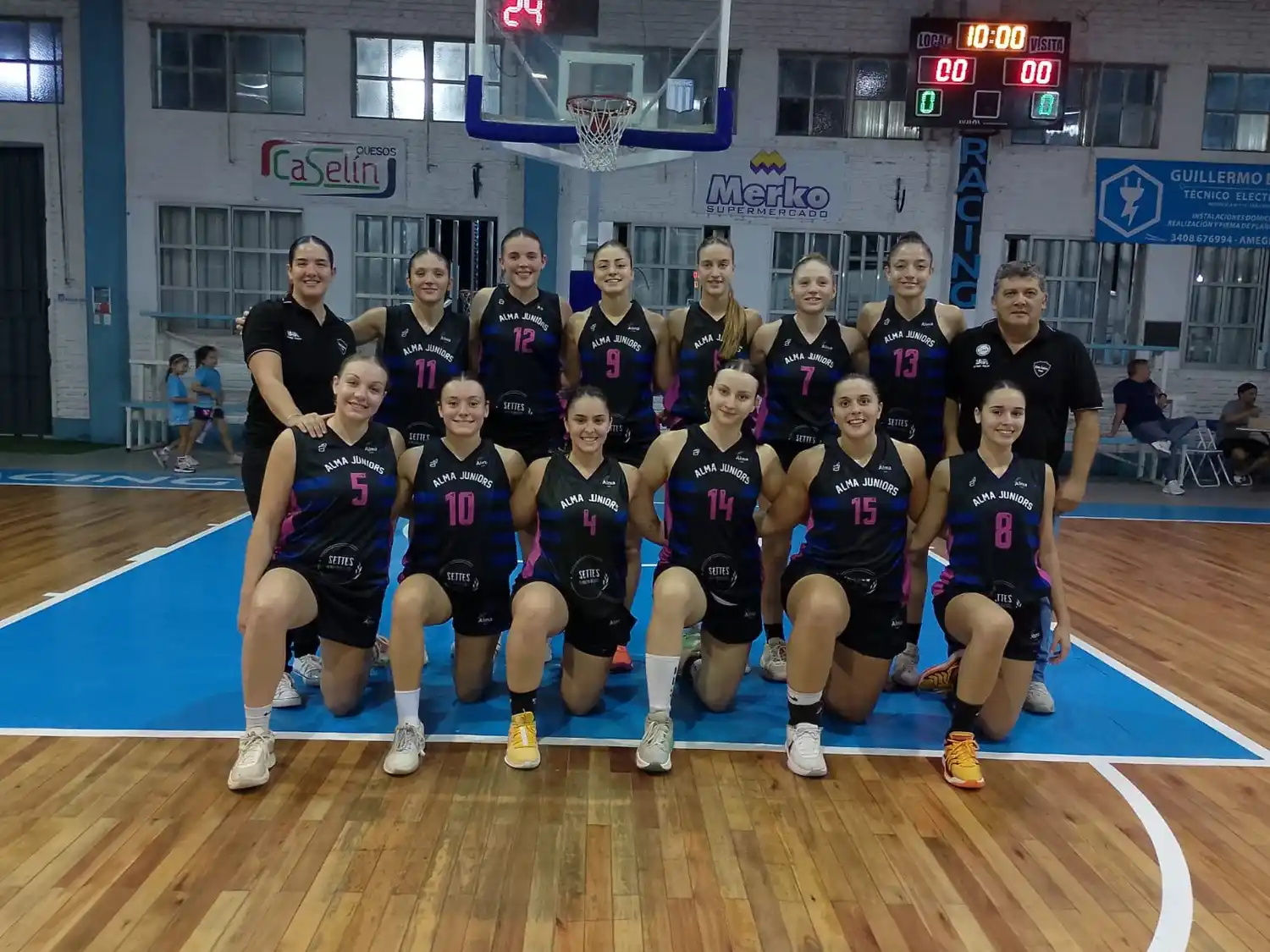 Alma Jrs, líder del torneo de Primera Femenino "Carmen Zaffetti".Foto:ARB