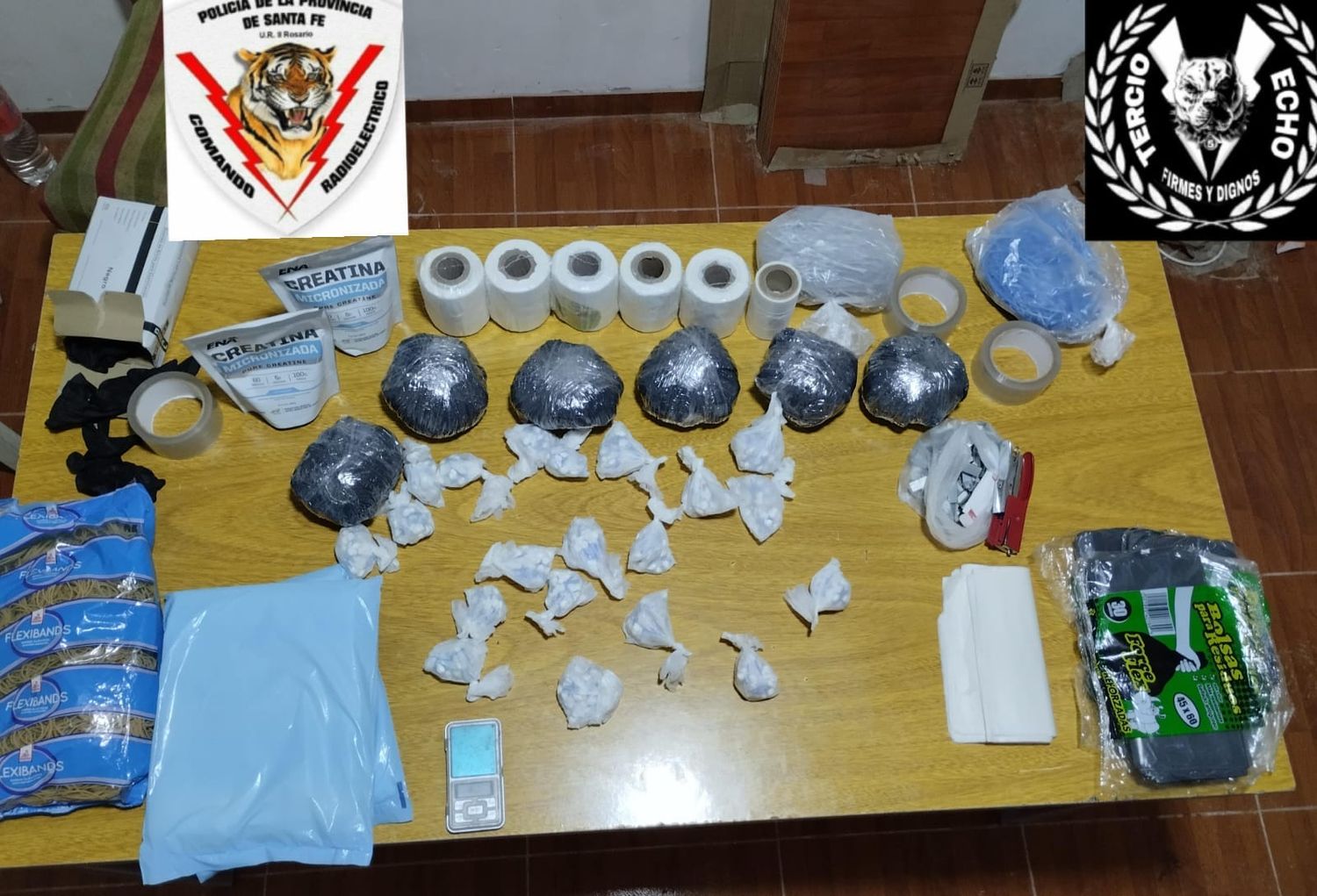 Detuvieron en la zona sudoeste a un sospechoso con múltiples paquetes con droga