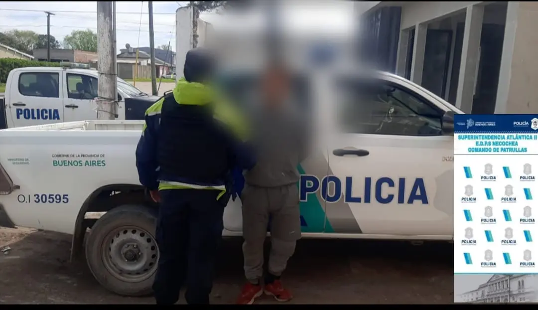 El hombre fue apresado