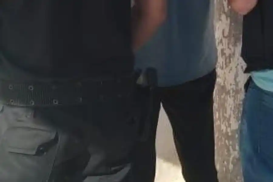 El hombre de 35 años, luego de ser aprehendido