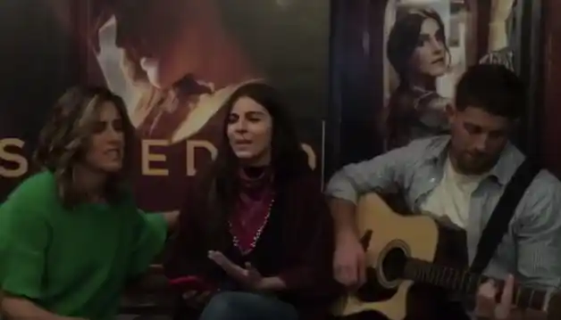 La tandilense Josefina Arenas cantó junto a Soledad Pastorutti