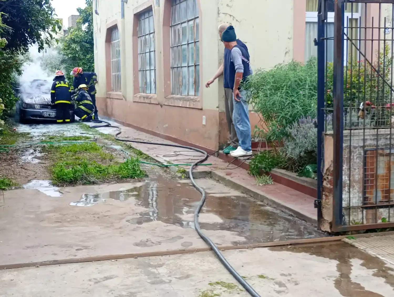 incendio de auto