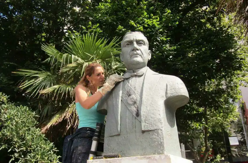 Afirman que "se detuvo el vandalismo en los monumentos del municipio"