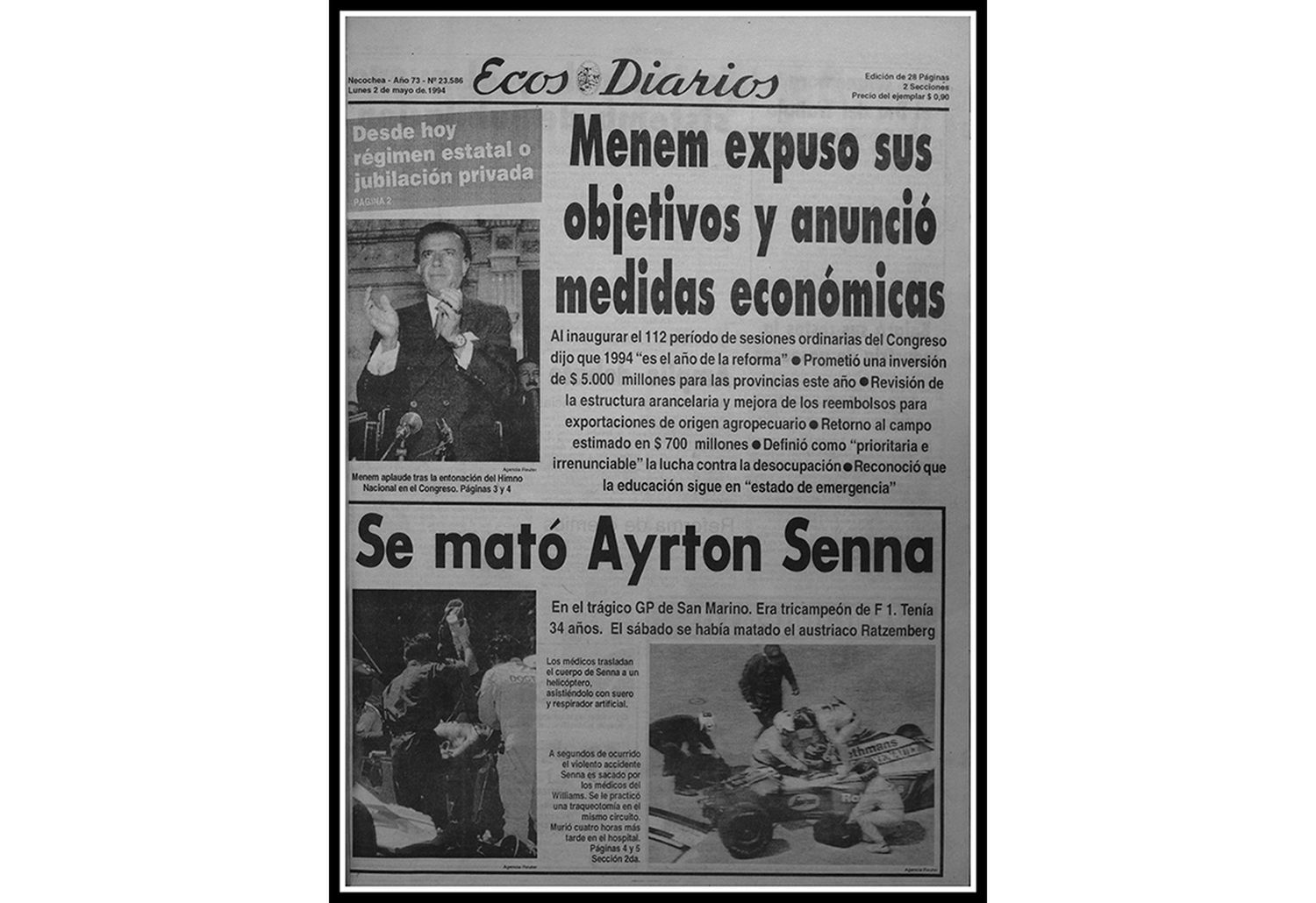 Lunes 2 de mayo de 1994