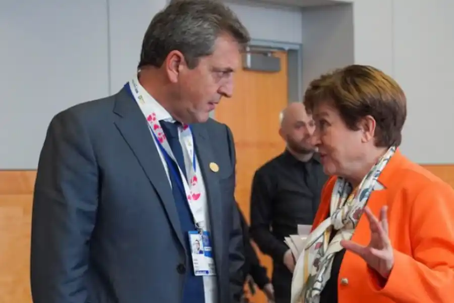 Massa habló con Georgieva y dejó lanzadas nuevas negociaciones