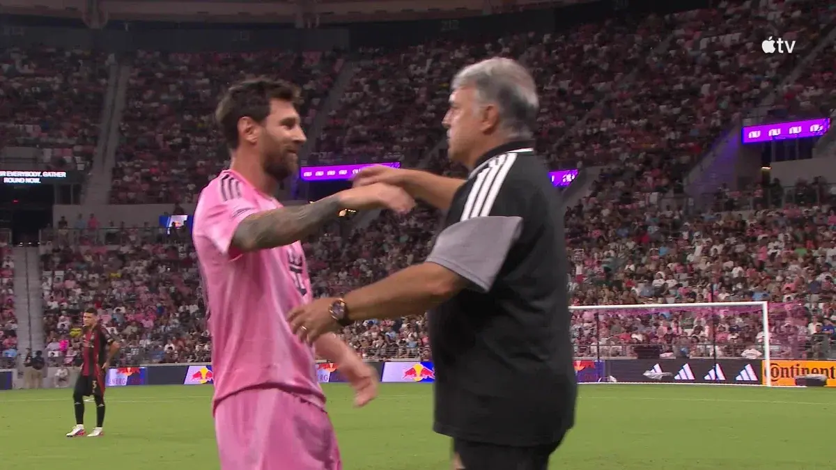 Messi se reencontró con Tata Martino en Estados Unidos tras su retiro de la Selección