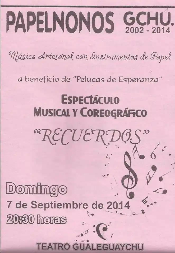 Papelnonos se presenta esta noche a beneficio de Pelucas de Esperanza