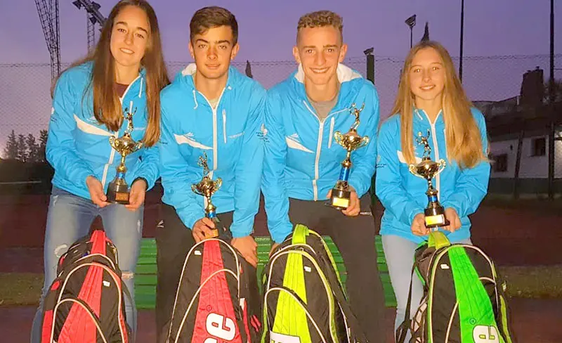 Otra brillante semana de triunfos en el tenis formativo