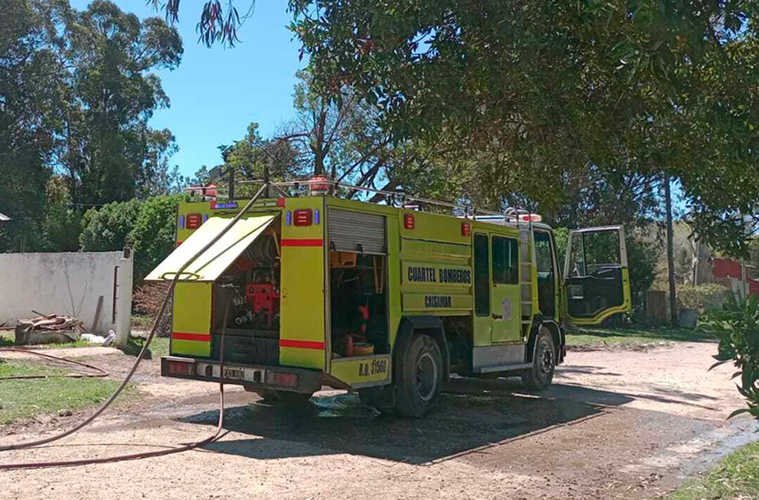 Incendio en una vivienda del Bosque Peralta Ramos