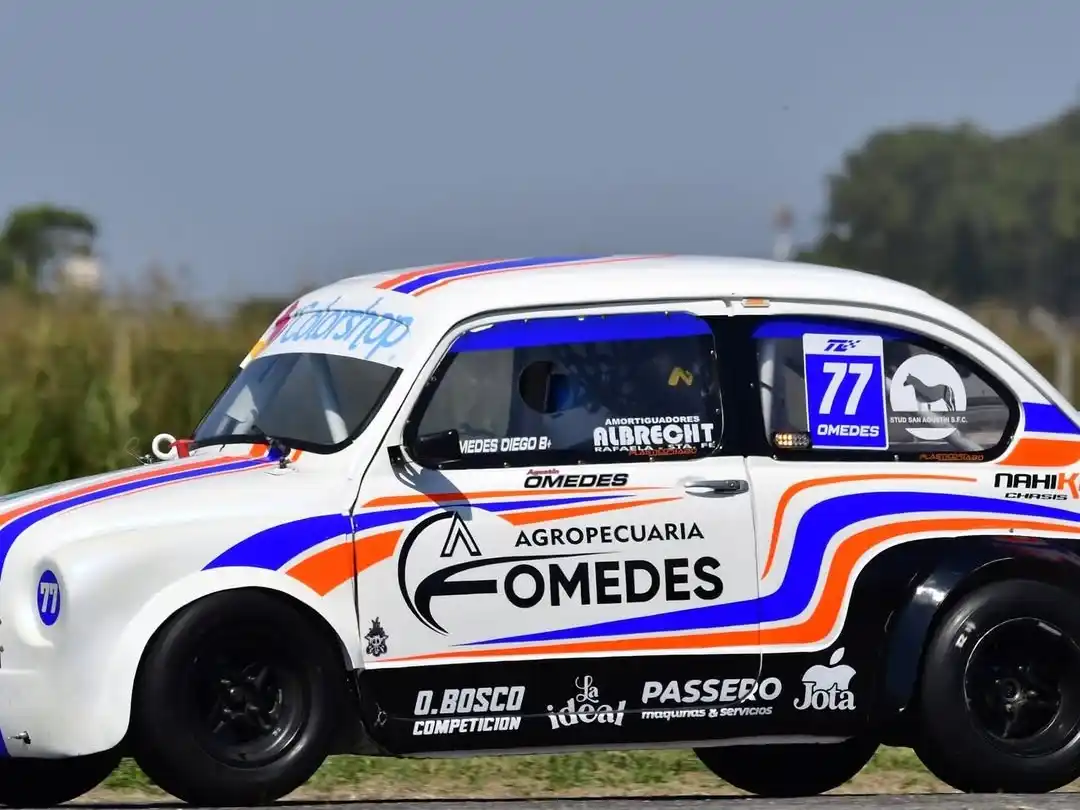 Omedes está tercero en los Fiat 600 y quiere sumar fuerte en Paraná.