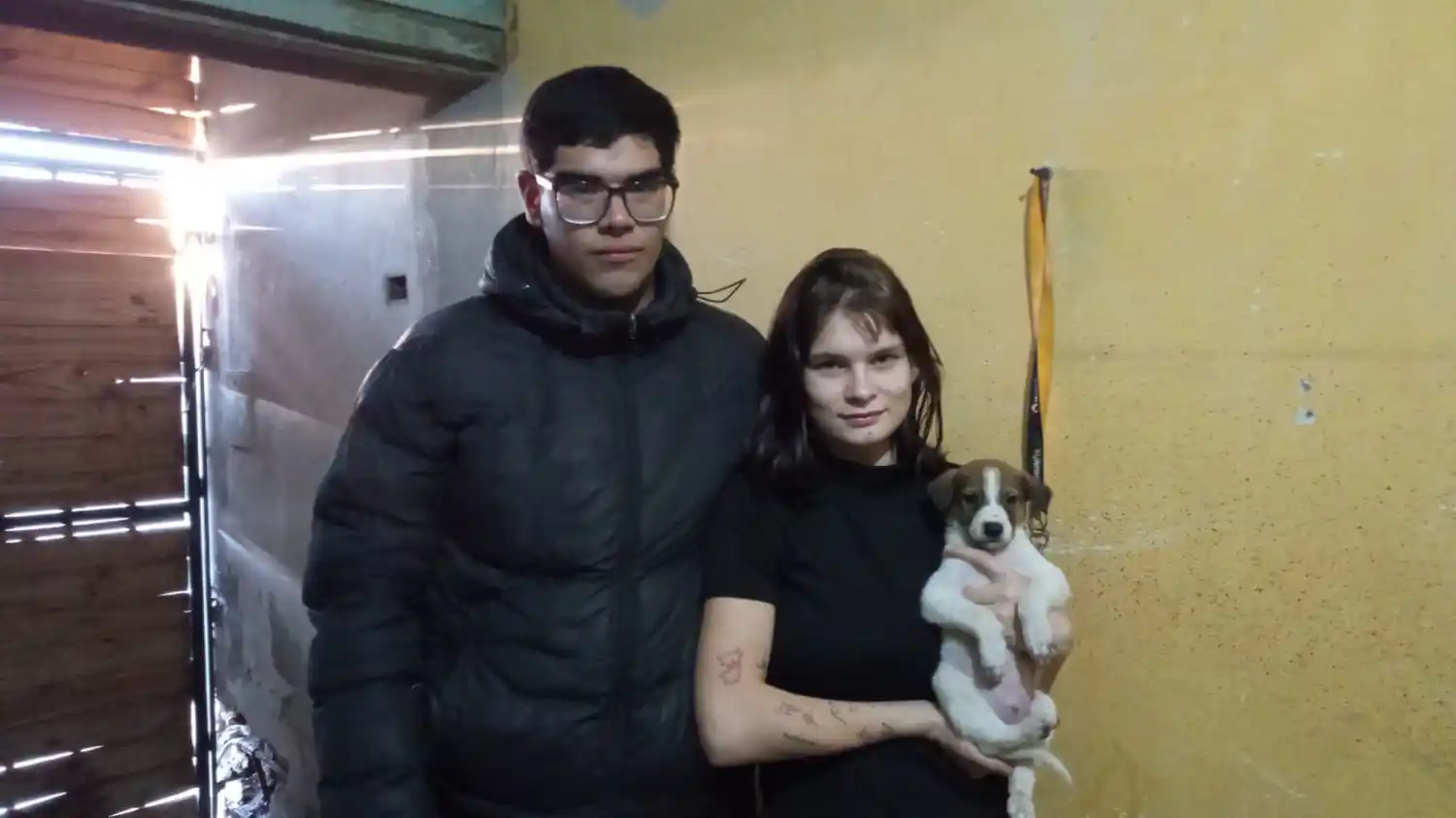 ¡Adoptaron a otro perrito de Coca, la perra del Puerto!