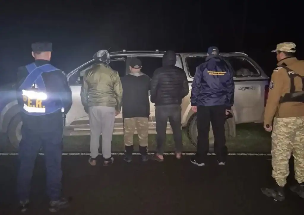 Cayó una caravana de cazadores furtivos que operaba de noche en campos privados