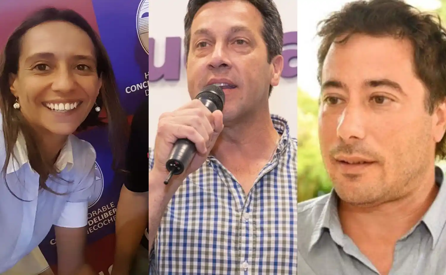 Majo Hegui, Arturo Rojas y Matías Sierra