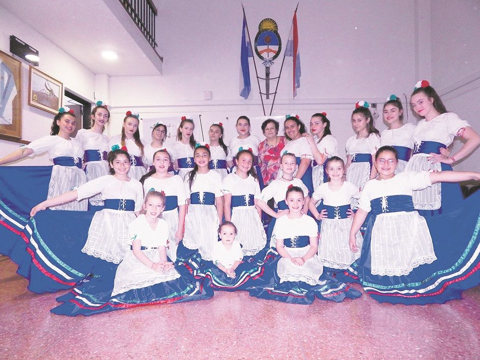 El grupo de baile All Uso Nostro en Tecnópolis
