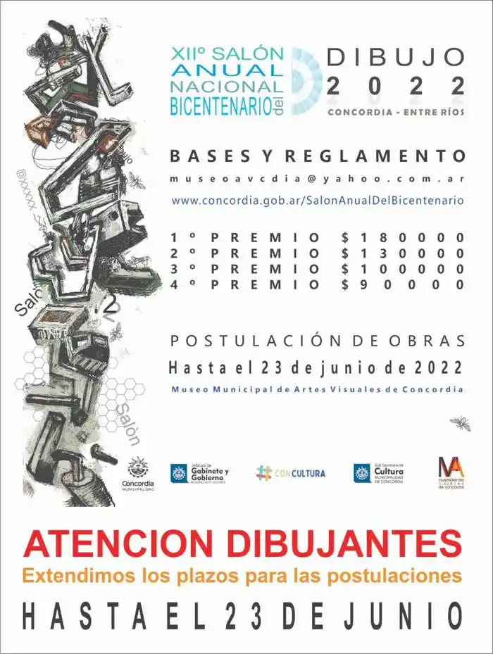 Se extendió el plazo de la  convocatoria al XII Salón Anual Nacional del Bicentenario