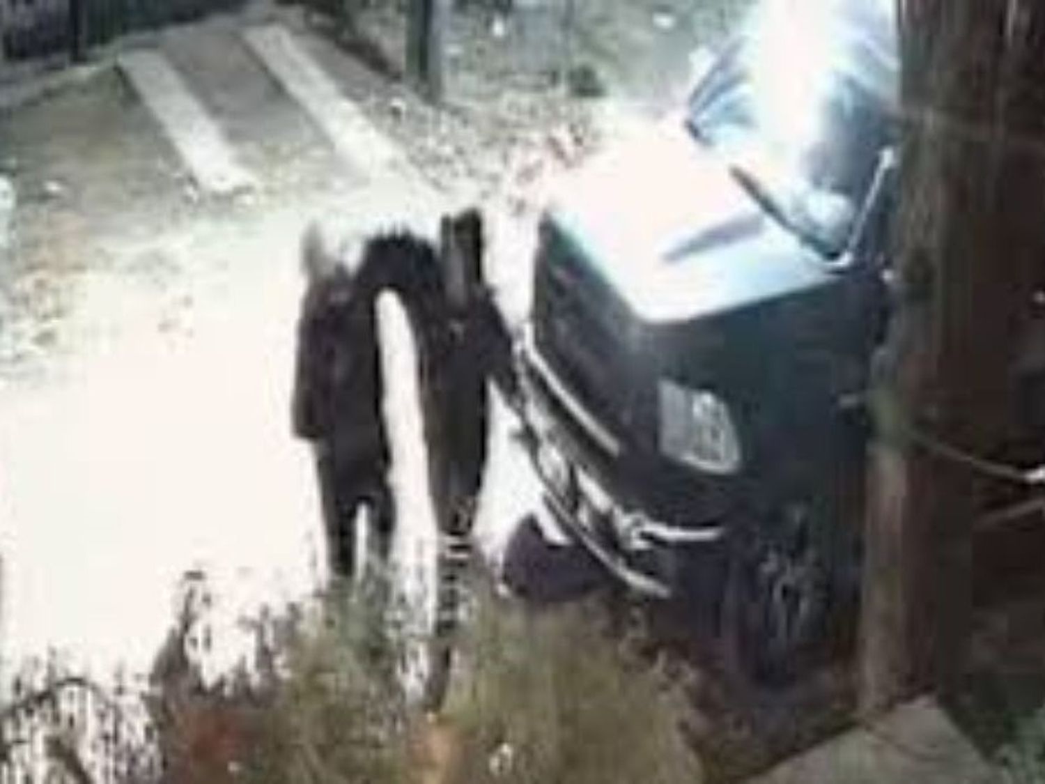 El guarda espaldas neutralizo al ladrón de un solo golpe