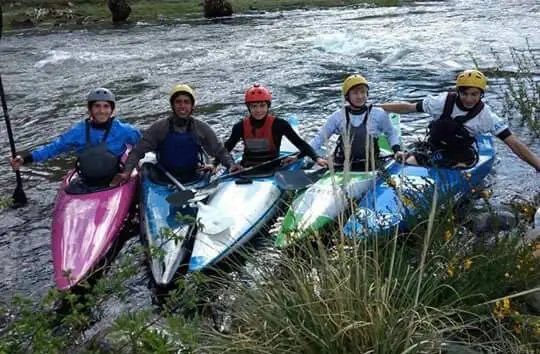 LOBERIA: Kayakistas en una prueba binacional