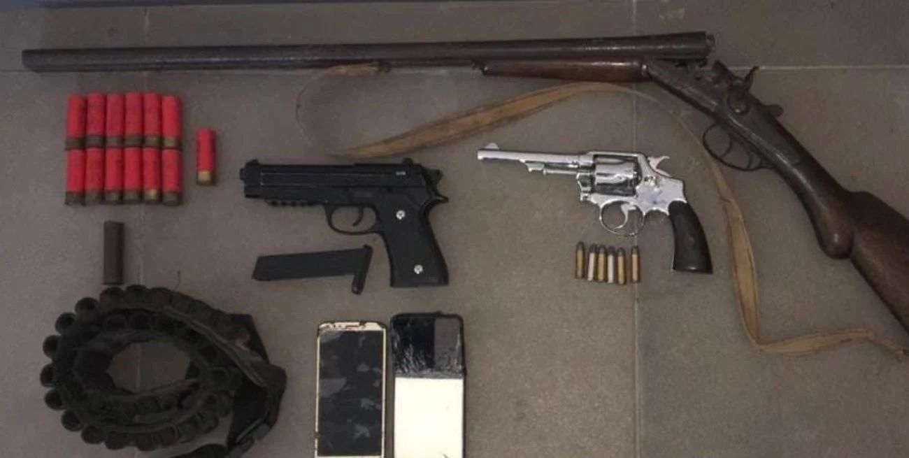 Secuestro de armas en la provincia.