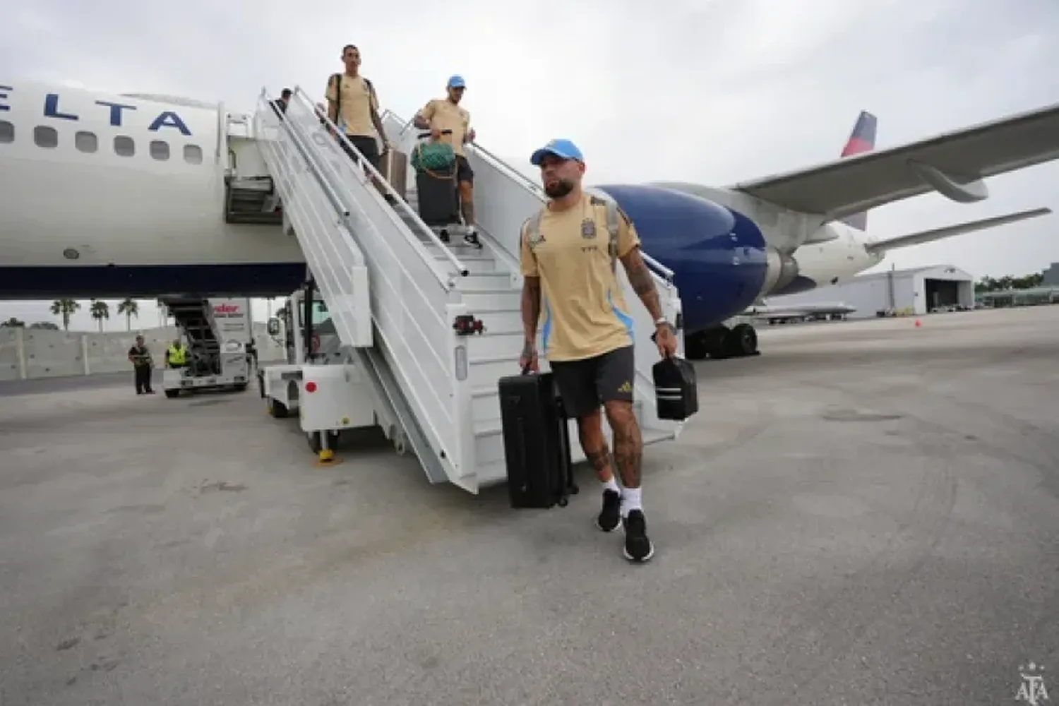 La Selección Argentina se instaló en Miami