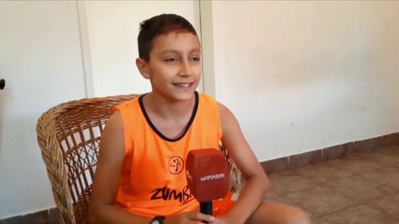 Conocé a Catriel, el niño zumbero de San Pedro
