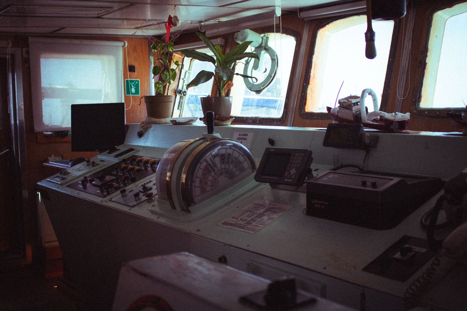 Interior del buque