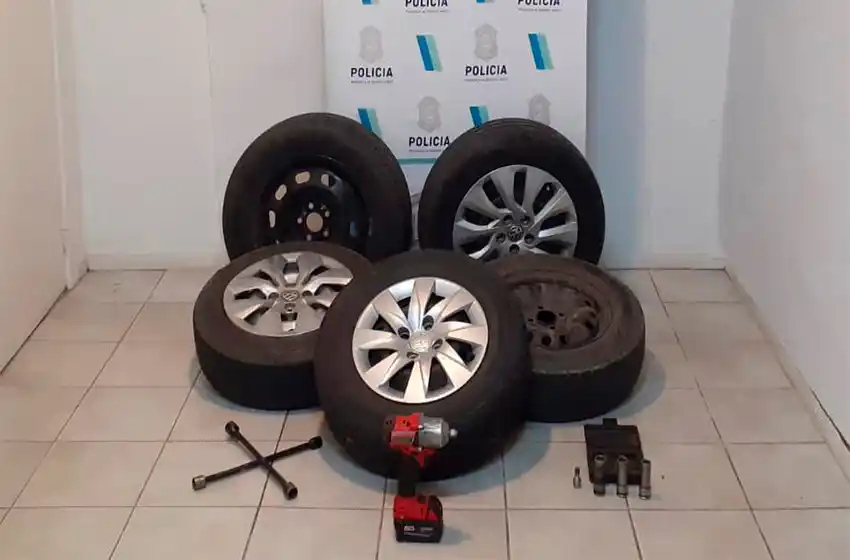 Atrapan a "roba ruedas" en la zona de Güemes