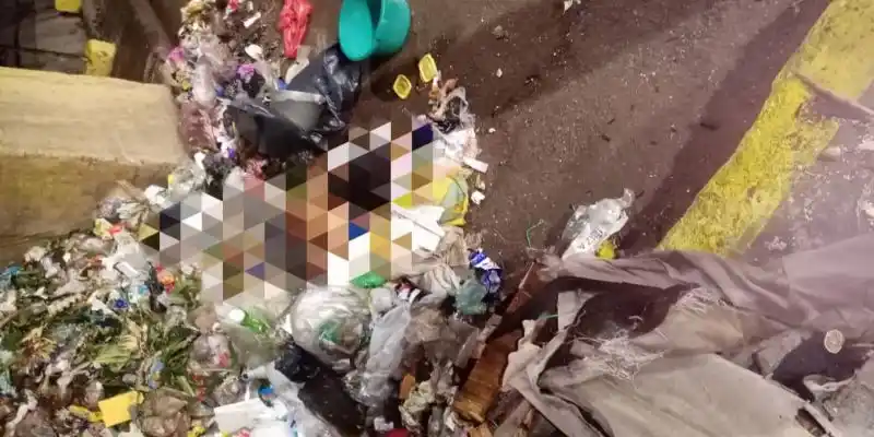 VIDEO: lanzaron OTRO CUERPO por bajante de basura en El Paraíso