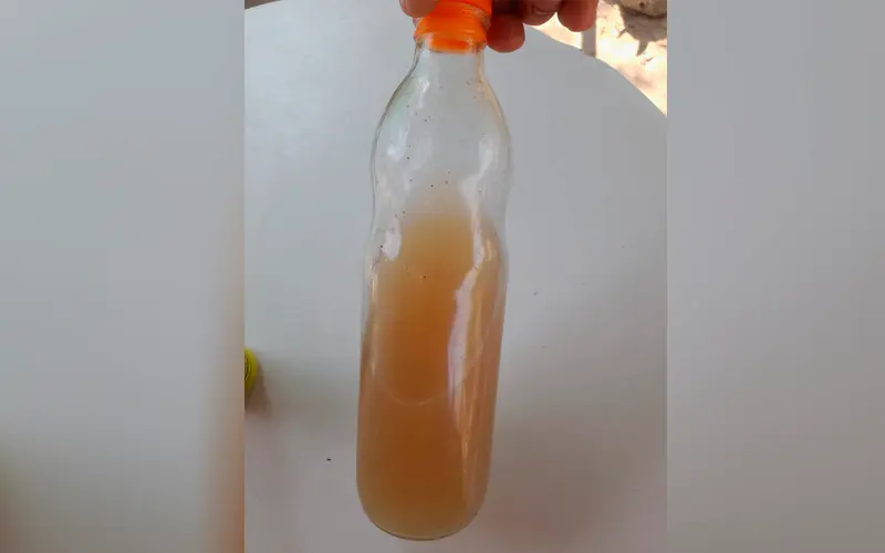 Río Tala: “Esta agua estamos tomando”