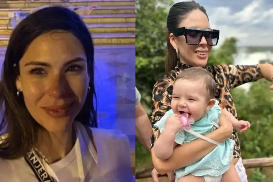 Barby Franco cumplió la promesa que le hizo a la Virgen de Luján junto a su beba Sarah Burlando
